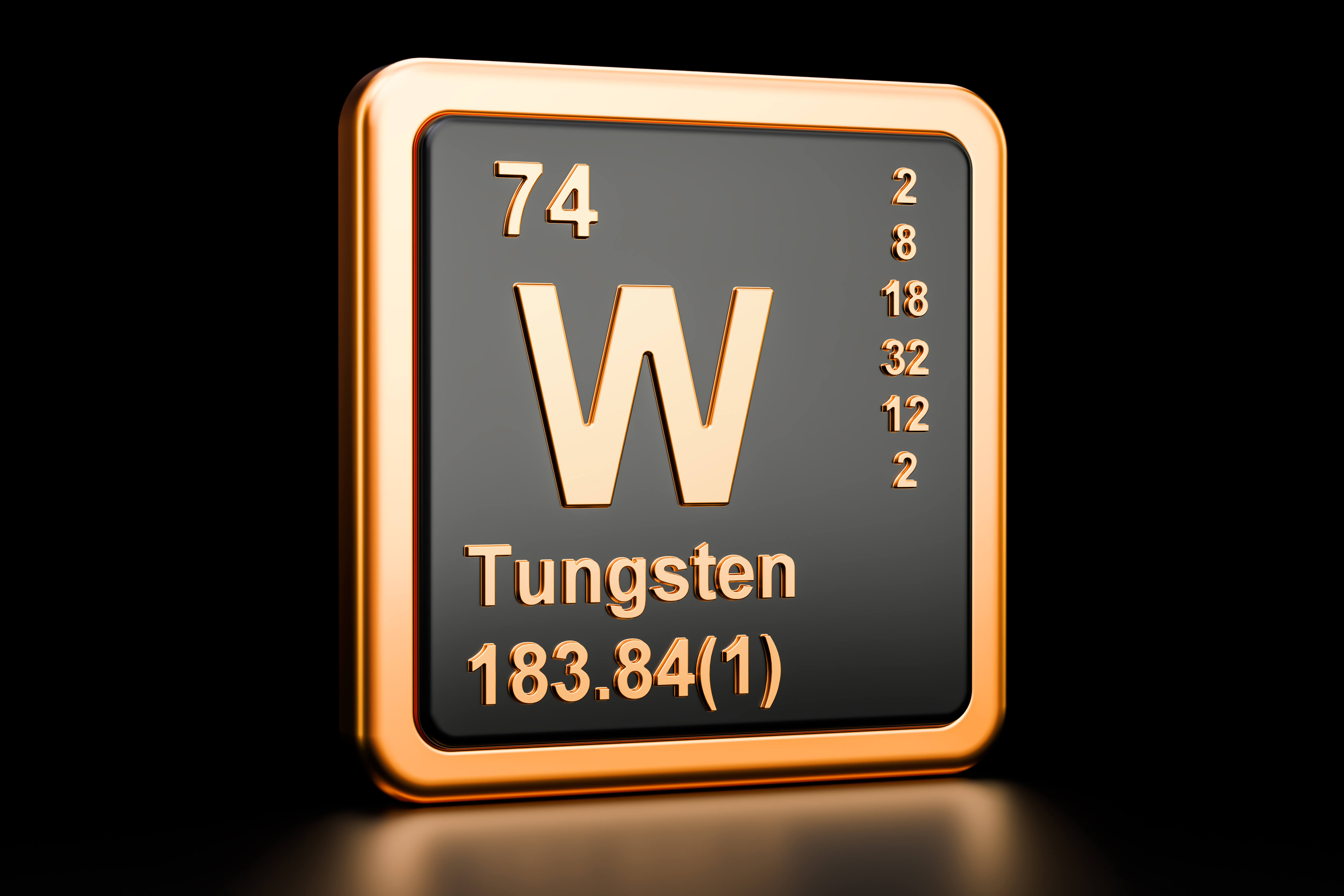 tungsten metal element